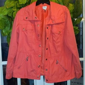 Chicos Distressed Jacket